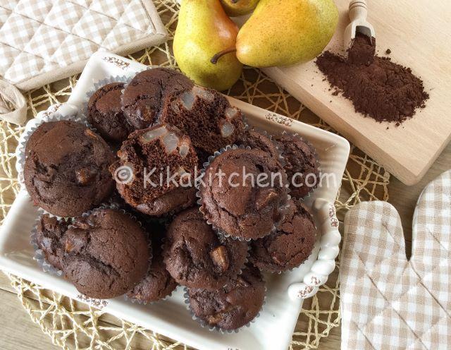 muffin cioccolato e pere