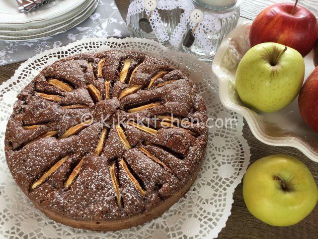 torta cioccolato mele