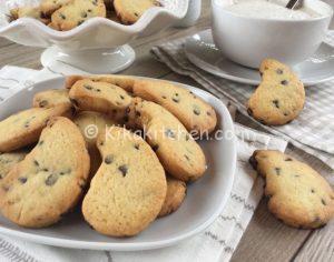 biscotti con gocce di cioccolato