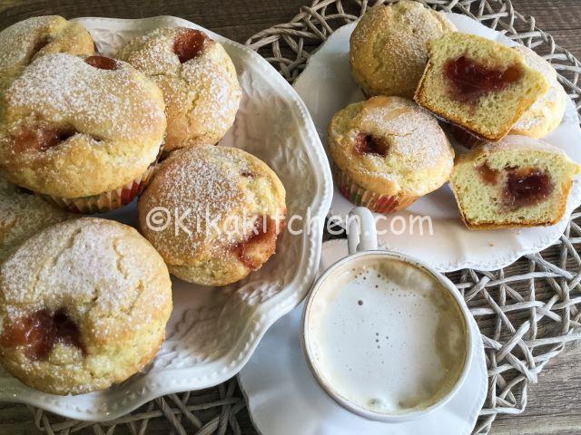 muffin con marmellata ricetta