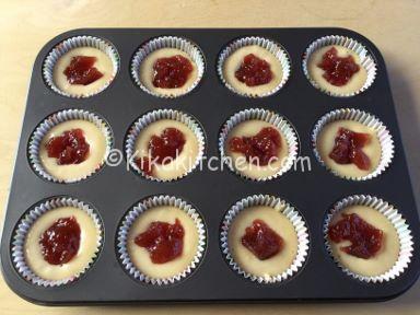 ricetta muffin marmellata di fragole