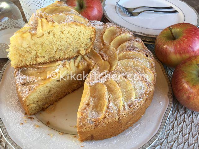 torta di mele senza glutine e lattosio