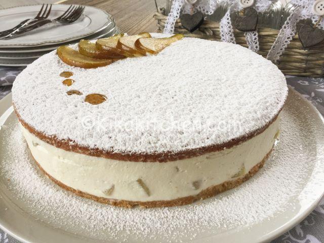 torta ricotta e pere