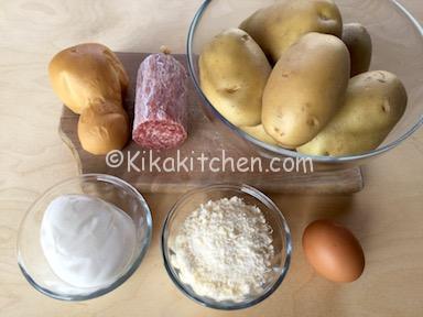 ingredienti sbriciolata di patate