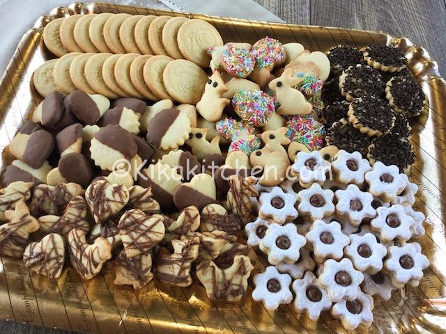 Dolci Di Natale Con Pasta Frolla.Biscotti Di Pasta Frolla Assortiti Kikakitchen