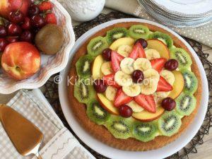 Crostata morbida alla frutta con crema pasticcera bimby