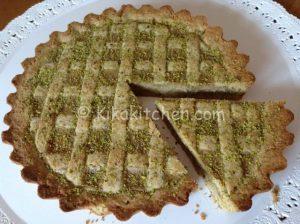 crostata con crema al pistacchio bimby