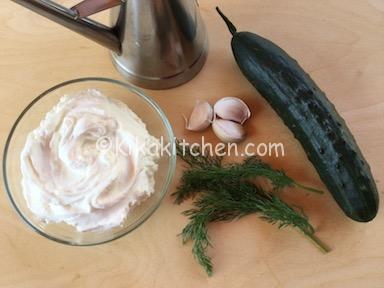 ingredienti salsa tzatziki