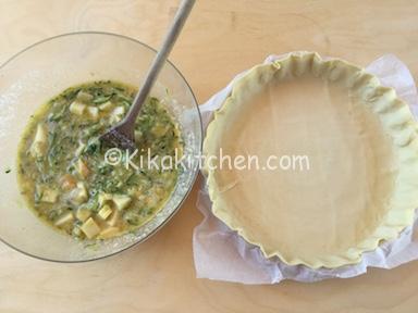 pasta sfoglia con zucchine