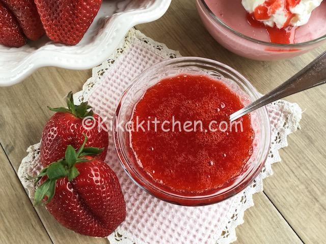 salsa alle fragole