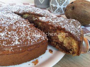 torta cocco e nutella bimby