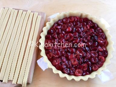 come fare le strisce sulla crostata