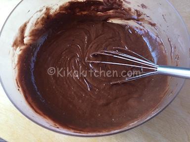 impasto torta cacao