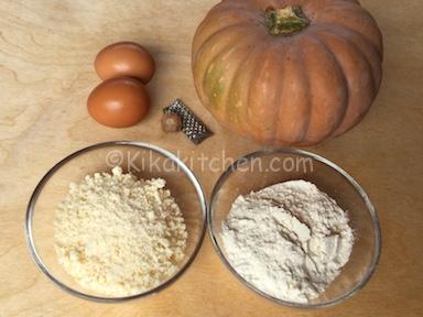 ingredienti frittelle di zucca