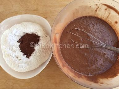 impasto con cioccolato e cacao