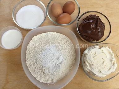 ingredienti torta mascarpone e nutella