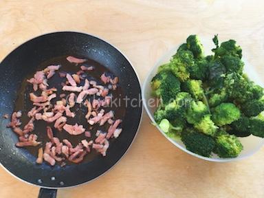 pancetta e broccoli