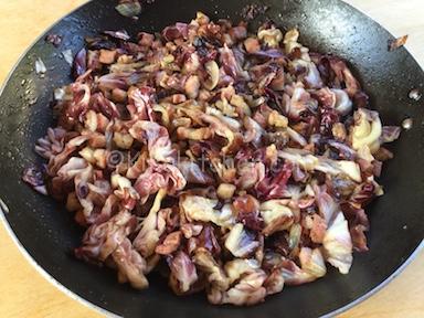 radicchio e pancetta