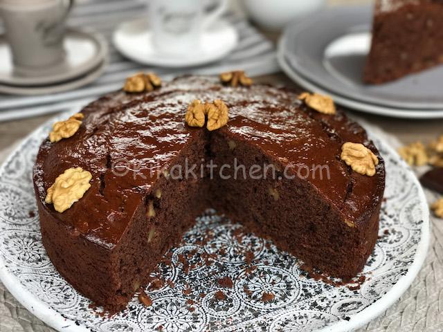 torta noci e cioccolato