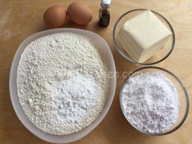 ingredienti pasta frolla montata