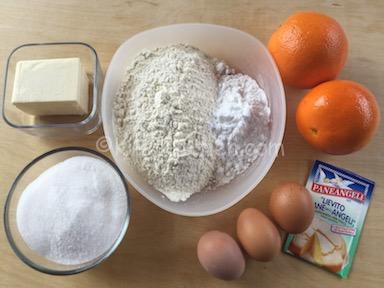 ingredienti torta all'arancia