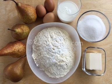 ingredienti torta di pere