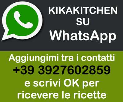Ricevi le ricette su whatsapp