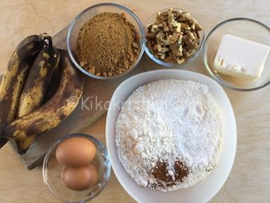 ingredienti banana bread