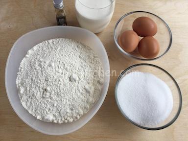 ingredienti ciambella alla panna