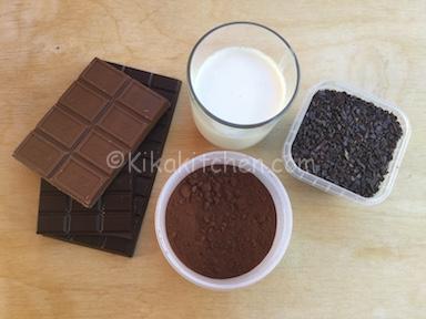 ingredienti tartufi al cioccolato