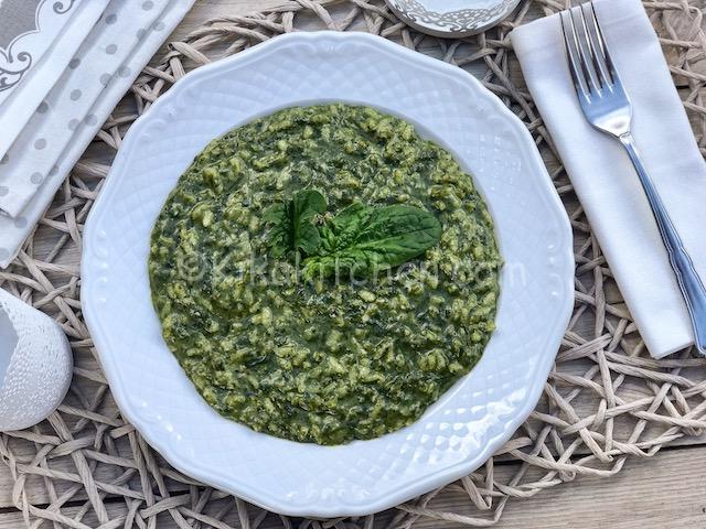 risotto agli spinaci