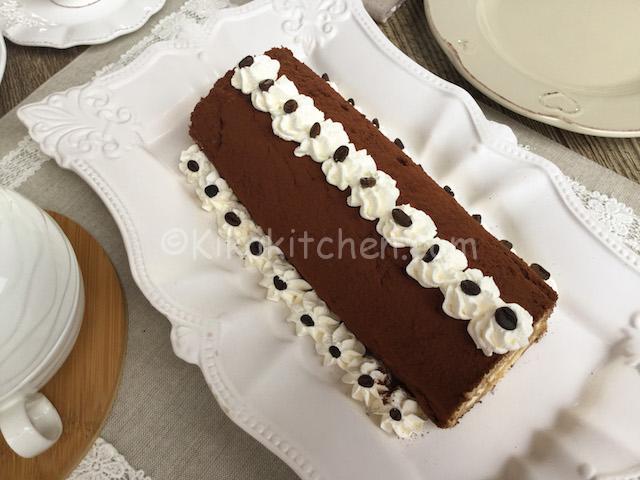 tronchetto al tiramisù