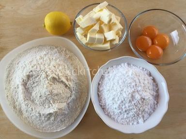 ingredienti pasta sablè