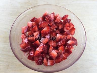 fragole tagliate