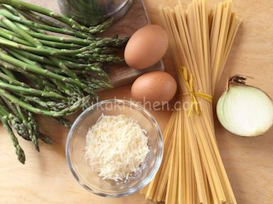 ingredienti carbonara di asparagi