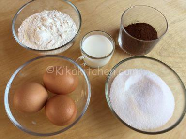 ingredienti cream tart con pasta biscotto al cacao