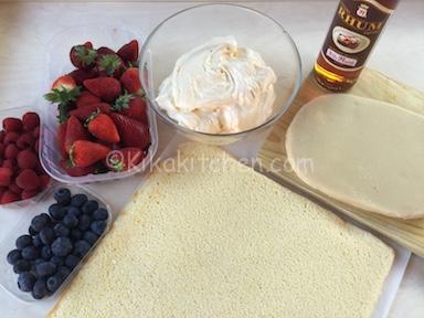 ingredienti torta cassetta di frutta