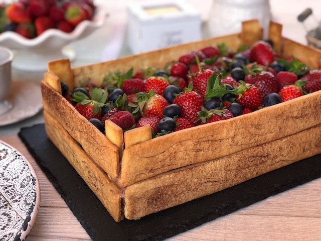 torta cassetta di frutta