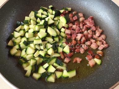 pancetta e zucchine