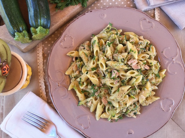 pasta zucchine e tonno