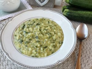 risotto con le zucchine