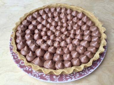 crostata con biscotti tritati