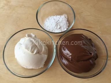 ingredienti crema nutella e mascarpone