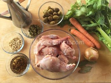 ingredienti coniglio alla cacciatora