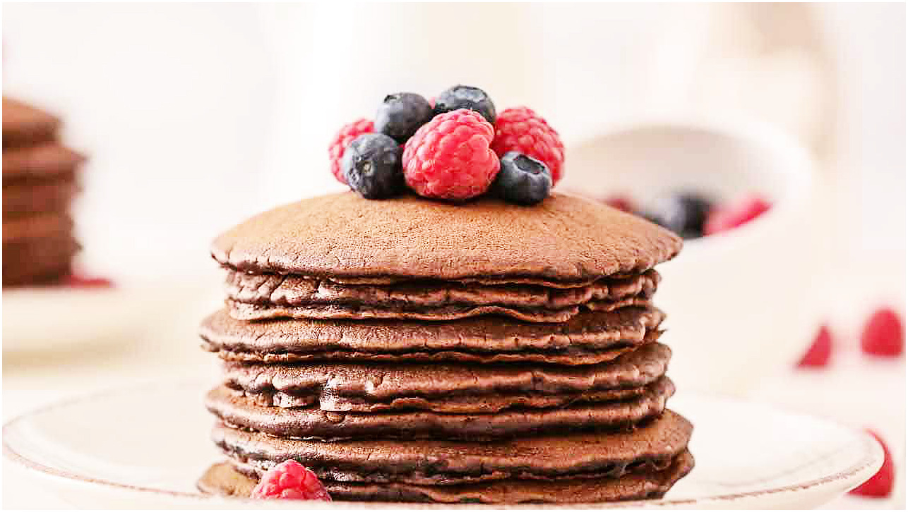 Pancake al Cacao: Il Segreto per una Colazione Golosa e Soffice in 10 ...